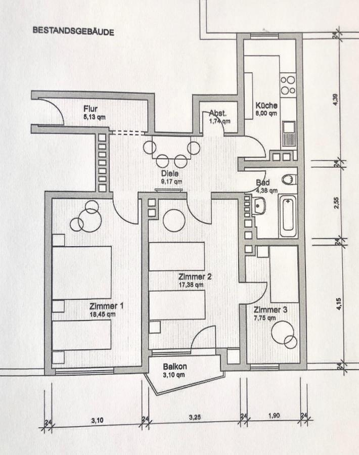 נירנברג Messeapartment An Der Altstadtmauer מראה חיצוני תמונה